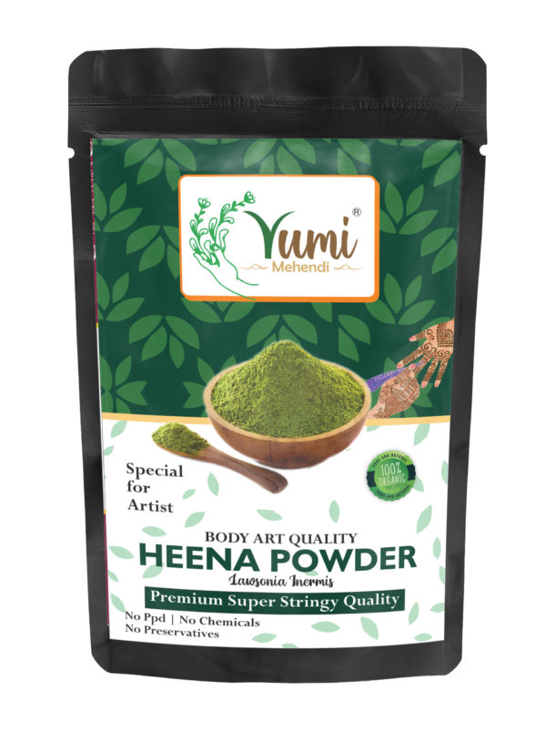 Yumi mehandi Natural Herbal Henna Powder For Hair Color, Mehandi for Hair Colour
